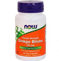 Гинкго Билоба Now Foods Ginkgo Biloba 120 мг 50 капсул