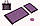 Акупунктурний комплект (килимок і подушка) Ortec (Ортек) 10026 Фіолетовий, фото 7