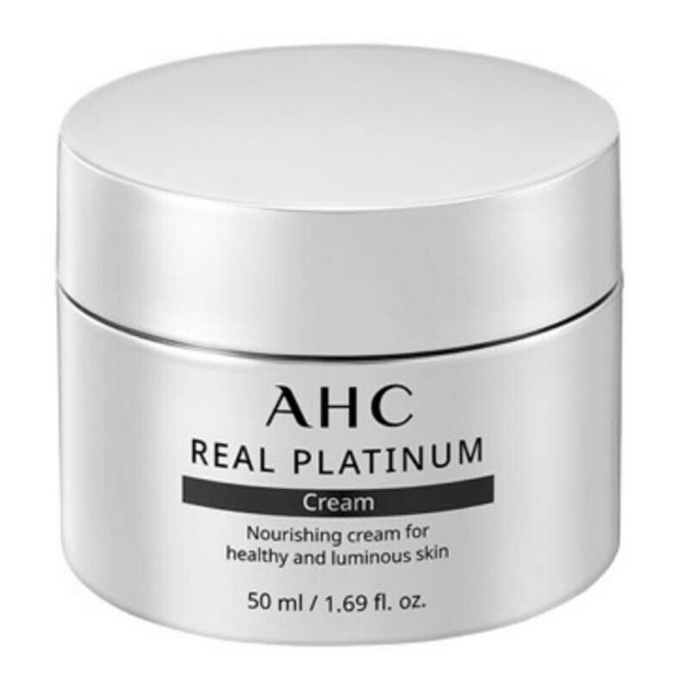Крем із вмістом для обличчя платини AHC Real Platinum Cream 50 мл