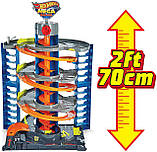 Hot Wheels GTT95 Mega Garage Автотрек Хот Вілс Мегараж для машинок, фото 5