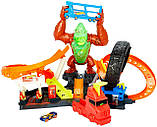 Hot Wheels GTT94 Toxic Gorilla Slam Автотрек Хот Вілс Атака токсичної горили, фото 5