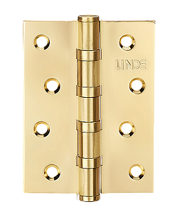 Петля врізна для дверей MVM H-100 PB полірована латунь, фото 1