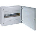 VS112PD Щит HAGER GOLF 12-мод. з білими дверцятами (накладний монтаж)