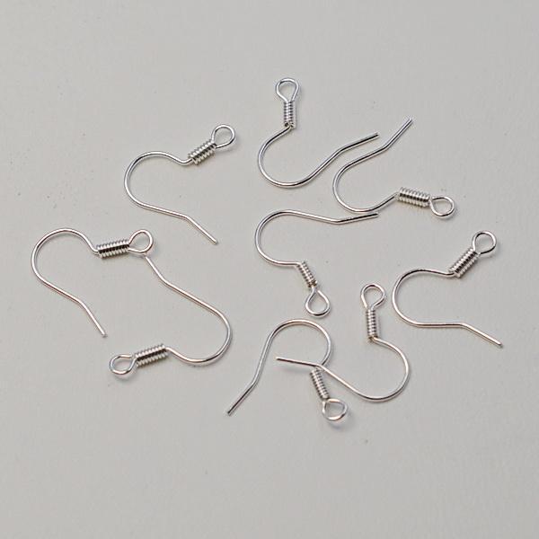 Швензи Гачок 10 шт Неіржавка сталь Колір Срібло 17 мм х 0.7 мм, фото 1