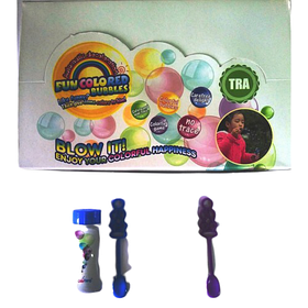 Мильні бульбашки CF19901 кольорові запаски 24 шт