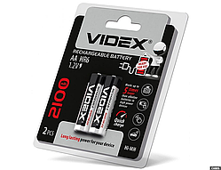 Аккумуляторная батарея VIDEX 2100mAh АА HR6 1.2V Ni-Mh