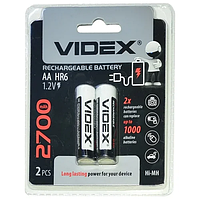 Аккумуляторная батарея VIDEX 2700mAh АА HR6 1.2V Ni-Mh