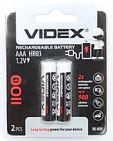 Аккумуляторная батарея VIDEX 1100mAh AAA HR3 1.2V Ni-Mh