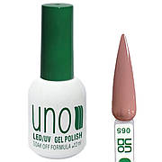 Гель лак Color Professional Gel Polish для нігтів, 12ml Темний бежево-рожевий №065