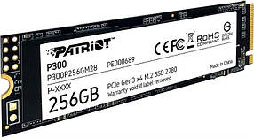 SSD накопичувач Patriot P300 M. 2 256gb (P300P256GM28) (D)