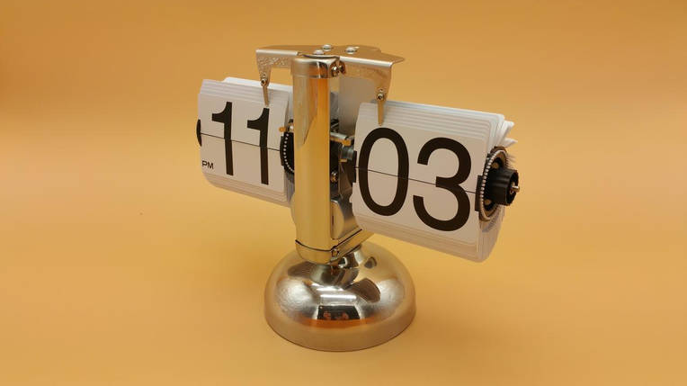 Перекидні годинник Flip Clock Білі, фото 2