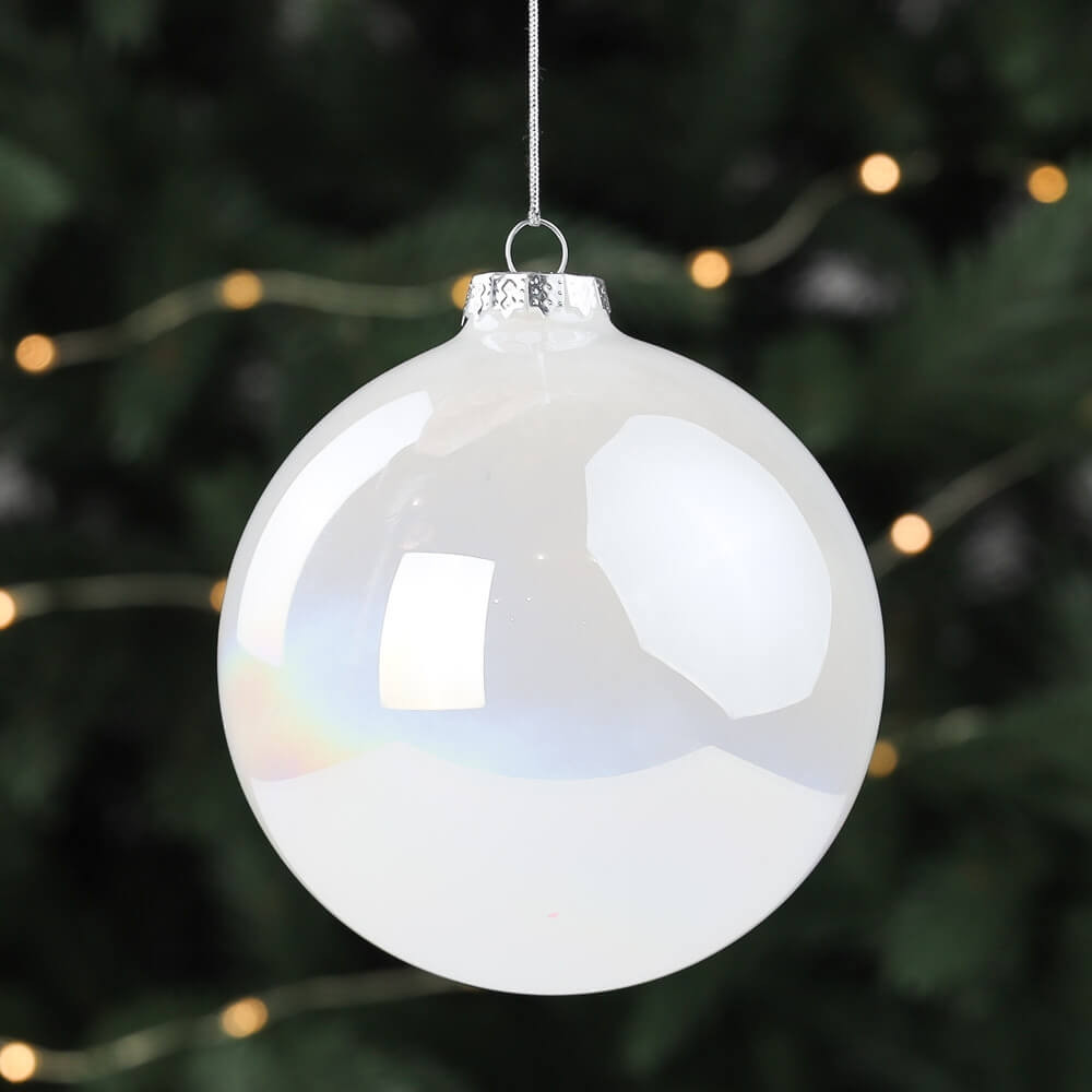 Набір скляних куль на ялинку Lefard 6 шт 10 см 16017-063