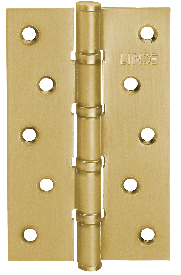 Петля врізна для дверей MVM H-120 SB матова латунь, фото 1