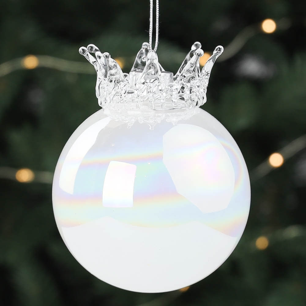 Набір скляних куль на ялинку Lefard 6 шт 8 см 16017-062