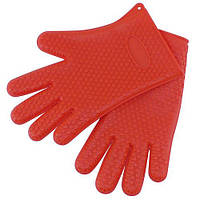 Перчатки прихватки силиконовые жаропрочные 2шт силиконовая прихватка для кухни жаропрочные перчатки