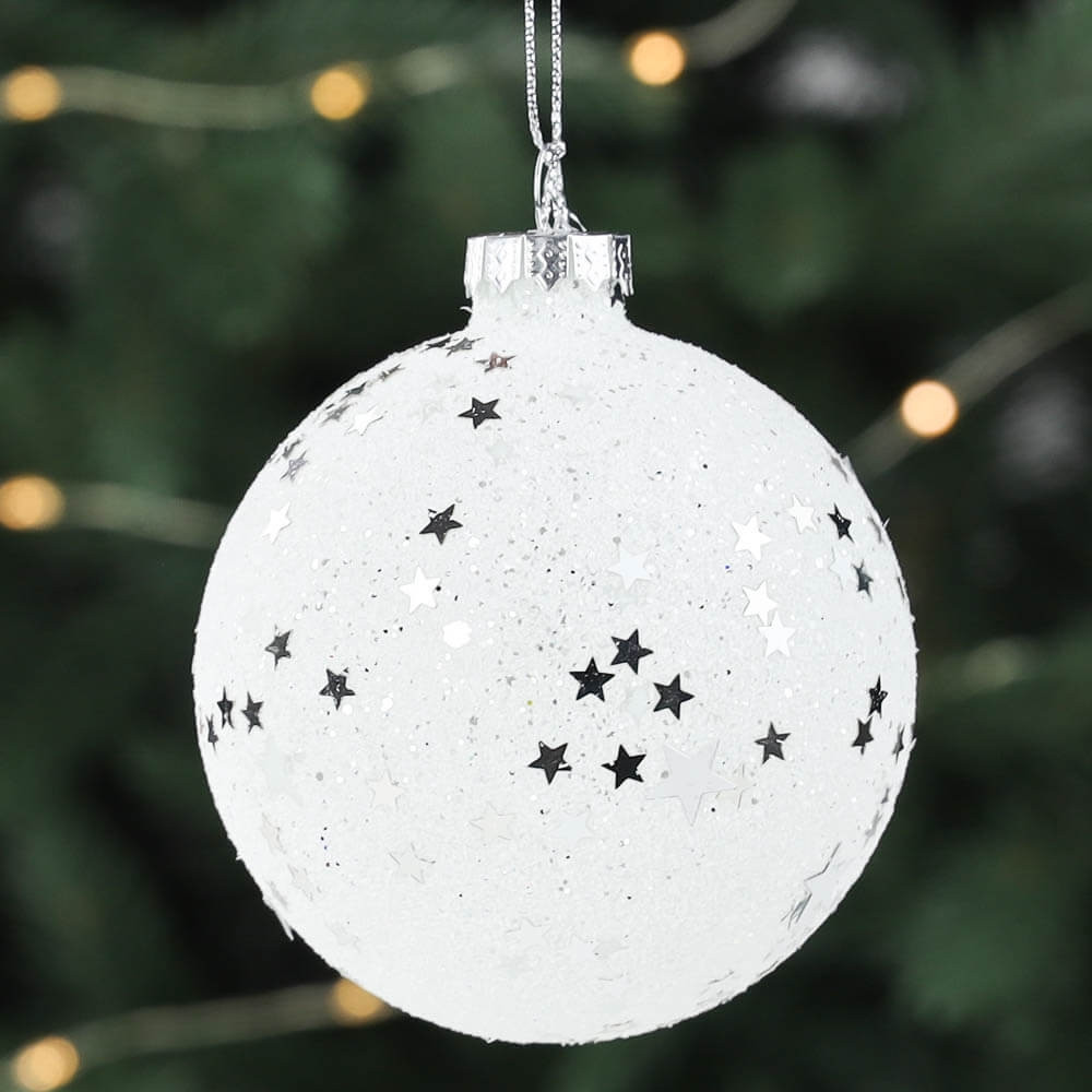 Набір скляних куль на ялинку Lefard 6 шт 8 см 16017-037