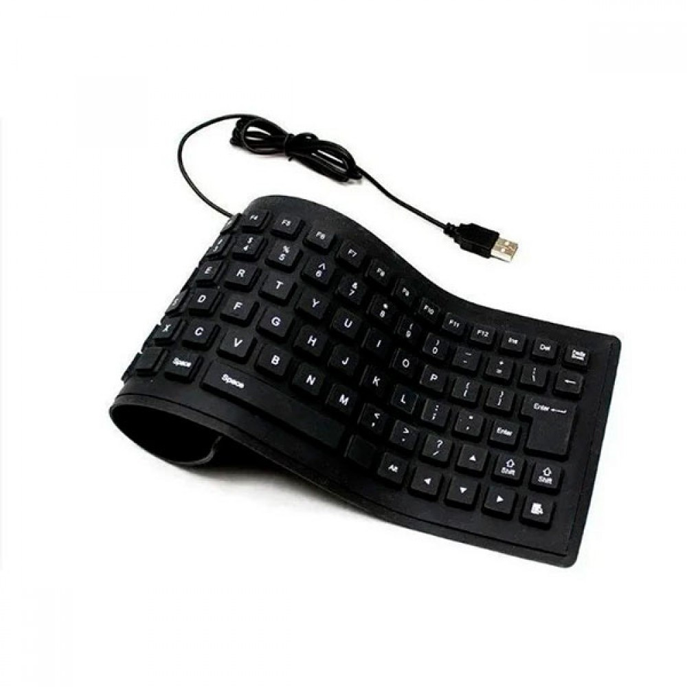 Гибкая силиконовая клавиатура Flexible Keyboard X3 - фото 3 - id-p1501715385