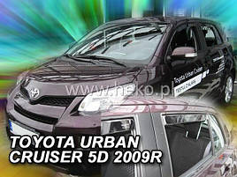 Дефлектори вікон (вітровики) Toyota Urban Cruiser 2009+ 5D (вставні, 4 шт) (HEKO)