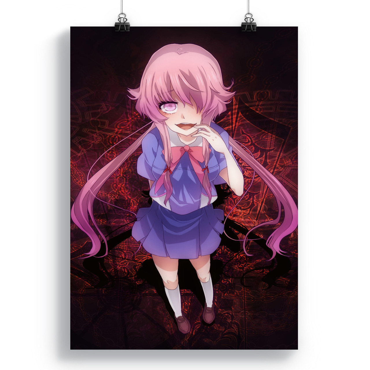 Плакат Щоденник майбутнього | Mirai Nikki 11