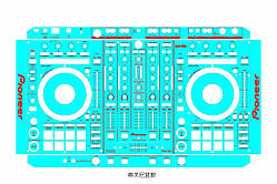 Лицьова панель самоклейка для Pioneer DDJ-SX2