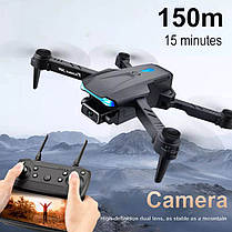 Квадрокоптер дрон на радіокеруванні з Wi-Fi HD камерою складаний корпус в кейсі S89, фото 3