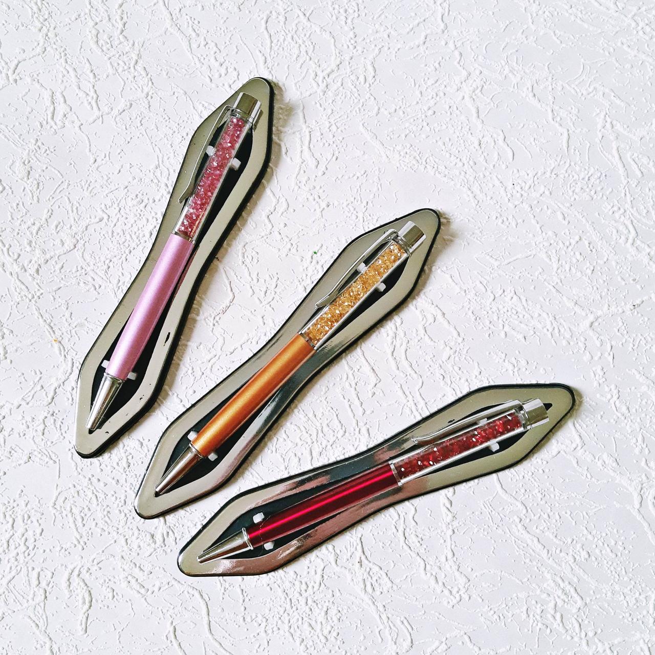 Ручка подарункова у футлярі Color поворотка синя Crystal 0,7мм арт. RH-1, фото 1