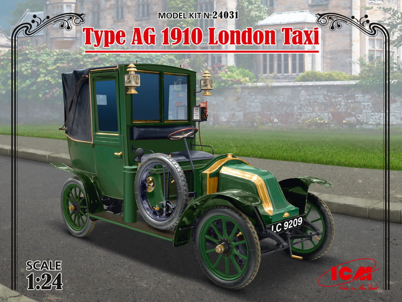 Пластикова модель 1/24 ICM 24031 Лондонське таксі тип АГ 1910