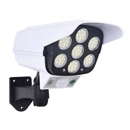 Водонепроникний вуличний світильник Solar light sensor JD-2178 на сонячній батареї, фото 1