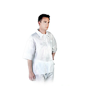 Короткий халат (толстовка) с короткими рукавами Reis (одноразовый медицинский) BFI Размер XL