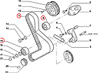 Комплект ГРМ на Fiat Ducato 244, Peugeot Boxer, Citroen Jumper (2002-2006) 2.8JTD/HDi, 0816E5, фото 6