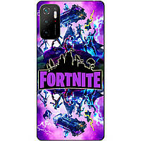 Силіконовий бампер чохол для Xiaomi Poco M3 Pro з малюнком Fortnite Marvel