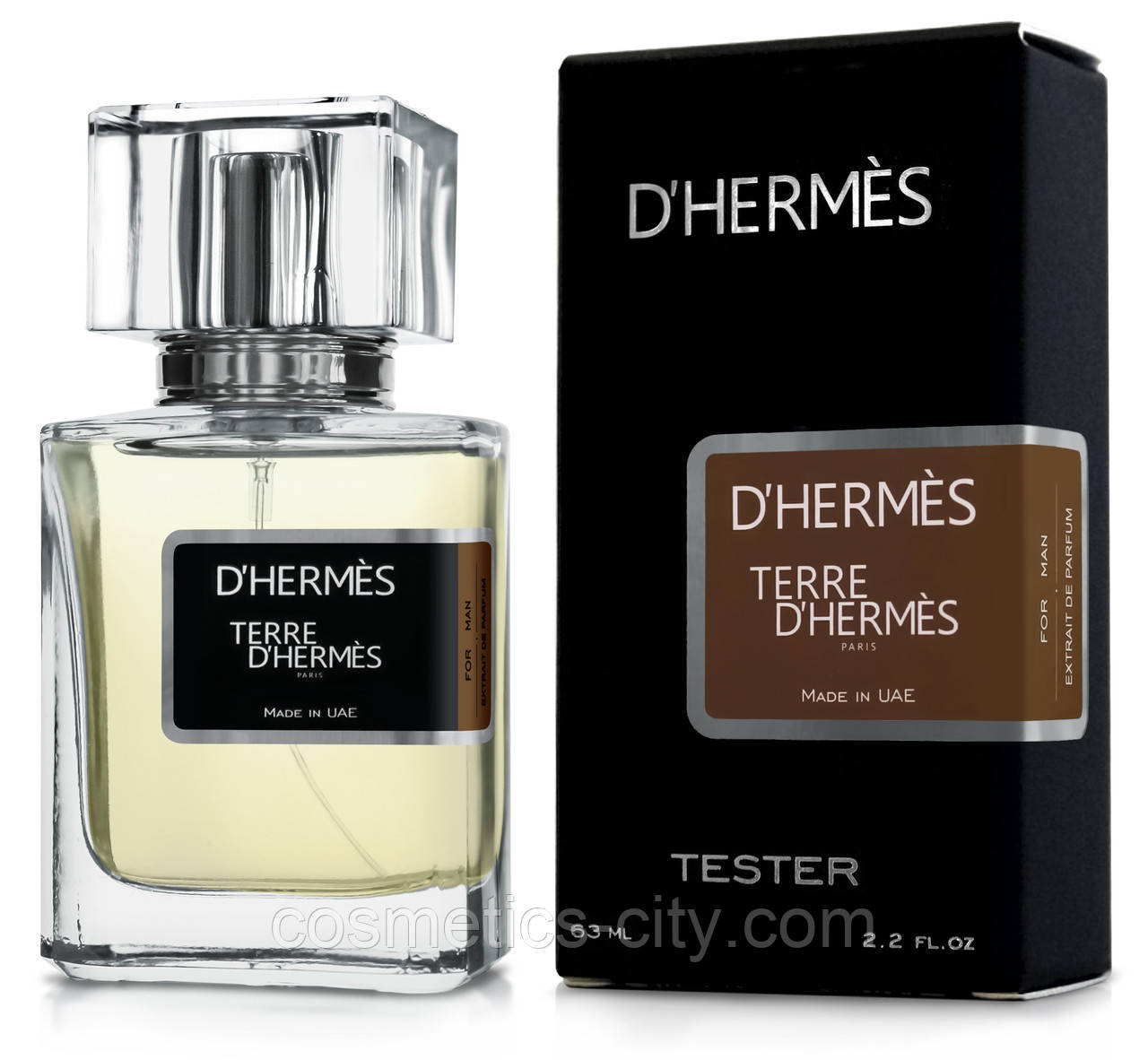 Тестер мужской Terre D`Hermes pour homme, 63 мл.