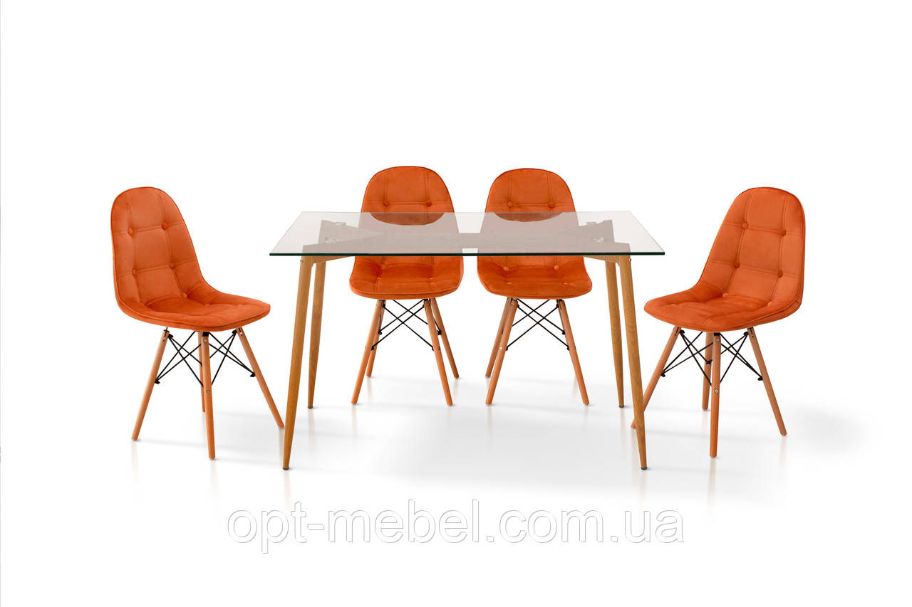 Стіл обідній "Джангл Glass", фото 1