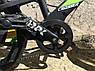 Велосипед дитячий на магнієвій рамі Crosser XMB 20" зріст 130-150 см вік 7 до 11 років чорно-зелений, фото 3
