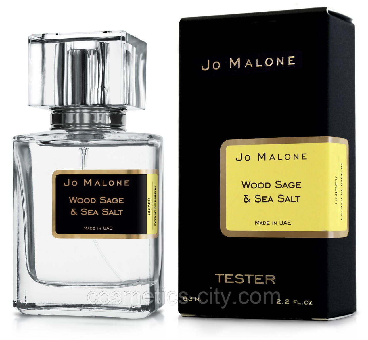 Тестер унисекс Jo Malone Wood Sage & Sea Salt, 63 мл.