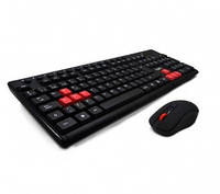 Игровой набор клавиатура + мышь беспроводные HAVIT HV-KB257GCM |ENG/RU/UA| Черный