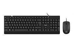 Комплект клавіатура + миша дротові Havit HV-KB272CM USB чорна