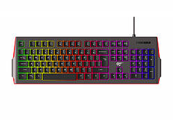 Клавіатура дротова ігрова HAVIT HV-KB866L USB чорна