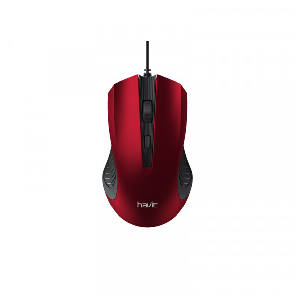 Мишка ігрова дротова оптична HAVIT MS752 USB Червоний