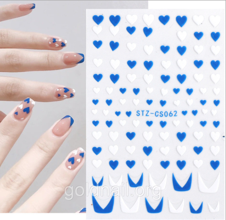 Слайдер, наклейка для дизайну нігтів STZ-CS062
