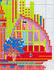 Набір для вишивання за нанесеною на канву схемою  "Cityscape-Seattle". AIDA 14CT printed 22*21 см, фото 7