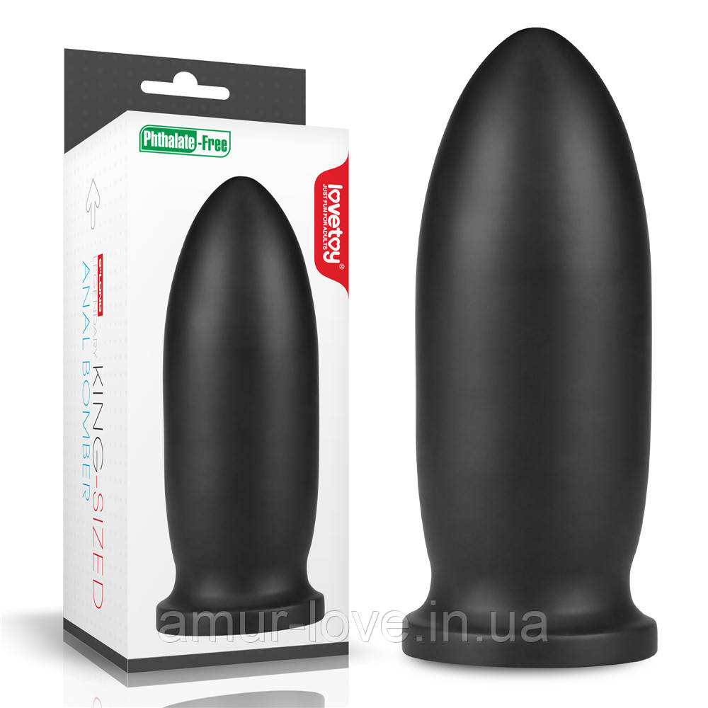 Анальний корок 9" King Sized Anal Bomber Black