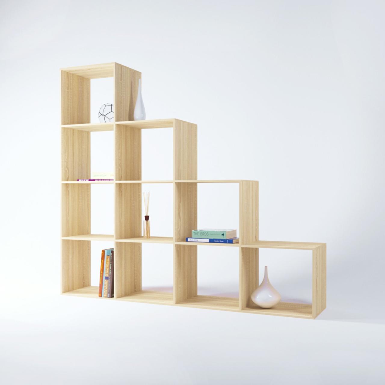 Стелаж Драбинка 140 сонома