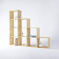 Стелаж Драбинка 140 сонома