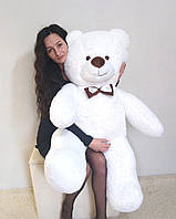 Большой плюшевый мишка Лео 160 см белый. Мягкая игрушка медведь 1,6 м. Подарок