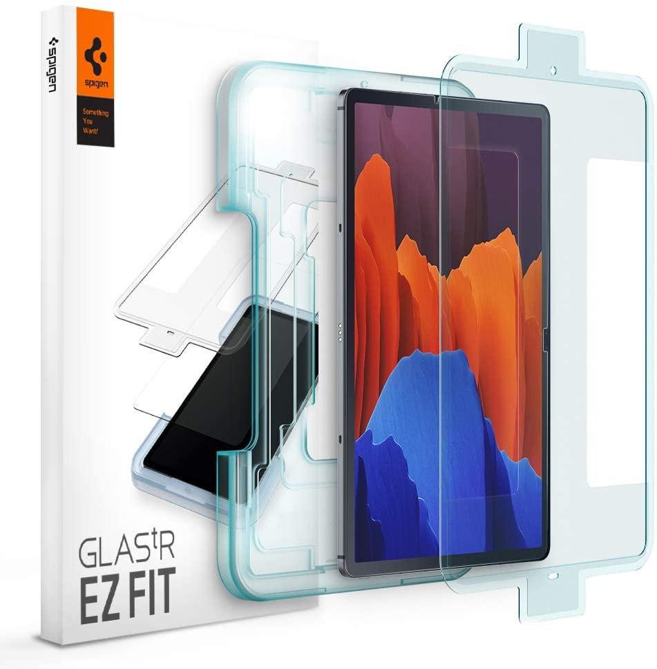 Захисне скло Spigen для Samsung Galaxy Tab S8 / S7 Plus — EZ FIT GLAS.tR (12.4"), Clear (AGL02033)