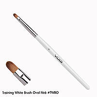 Кисть ученическая Training White Brush Oval №6 TWBO