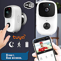 Домофон с двусторонней связью WiFi SMART DOORBELL обнаружение движения и приложение Tuya в iOS и Android