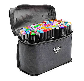 Скетч маркери двосторонні в чохлі 80 квітів 0934328