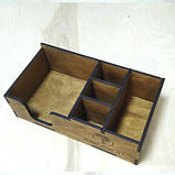 Дерев'яний барний органайзер 30х15х6см 3мм, фото 2